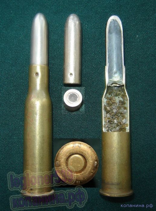 трехлинейный патрон с тупоконечной пулей 7.62 к винтовке мосина с тупоконечно пулей